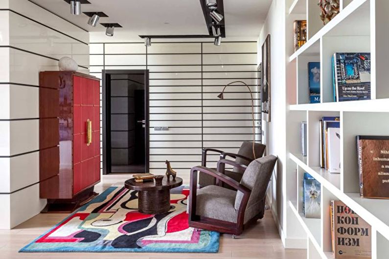 Living room furniture in a modern style - photo