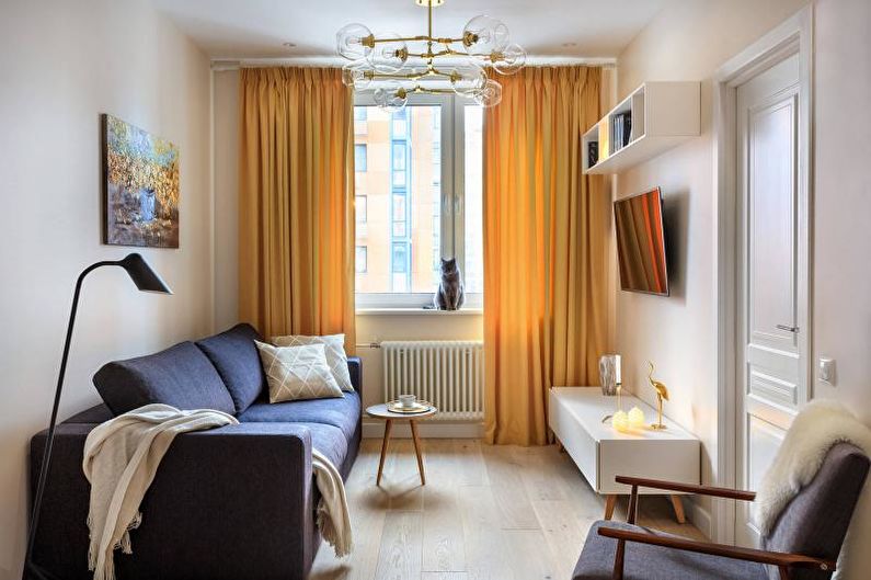 Living room furniture in a modern style - photo