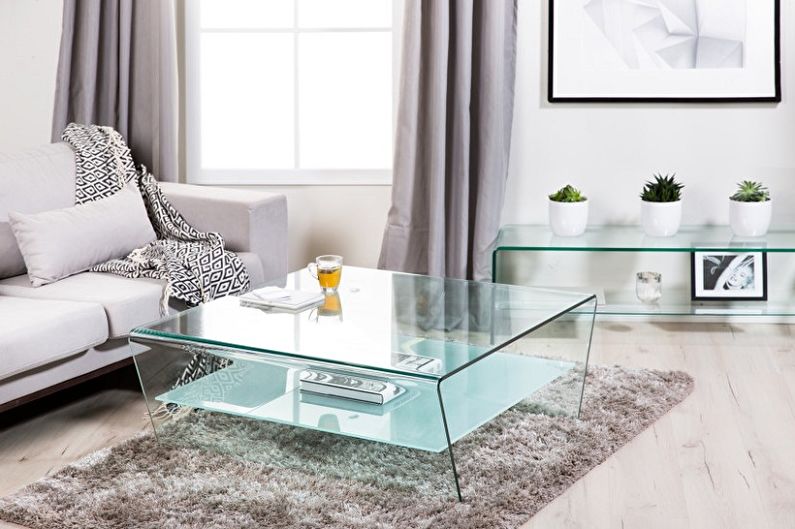 Living room furniture in a modern style - photo