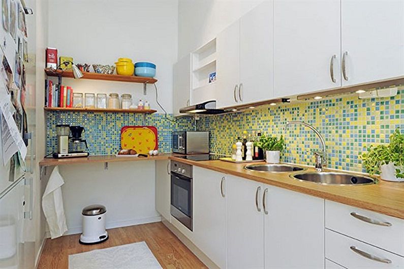 Scandinavian style kitchen interior design - photo