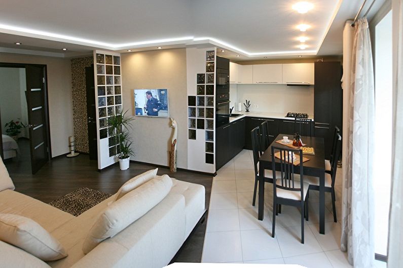 Redevelopment of a studio apartment in Khrushchev - Project 1