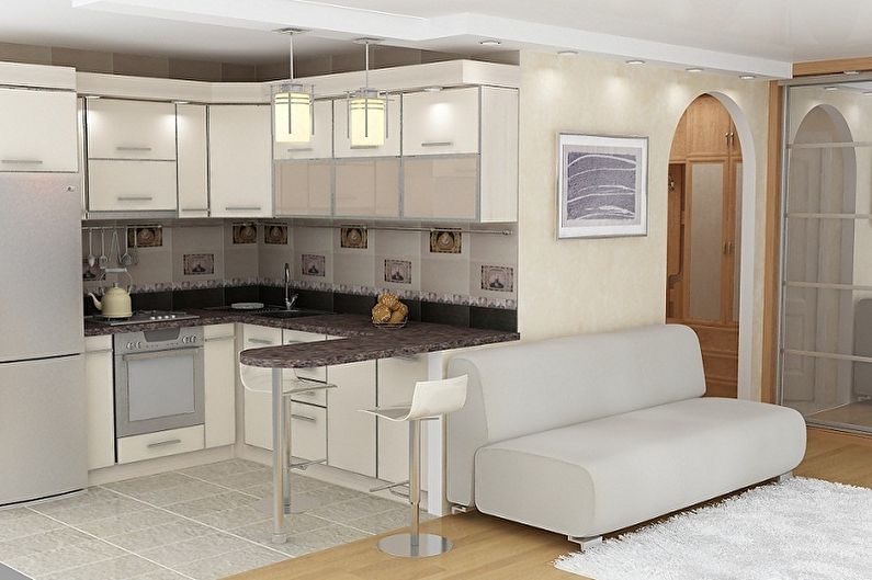 Redevelopment of an apartment in Khrushchev - photos and projects