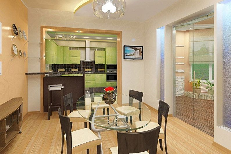 Redevelopment of an apartment in Khrushchev - photos and projects