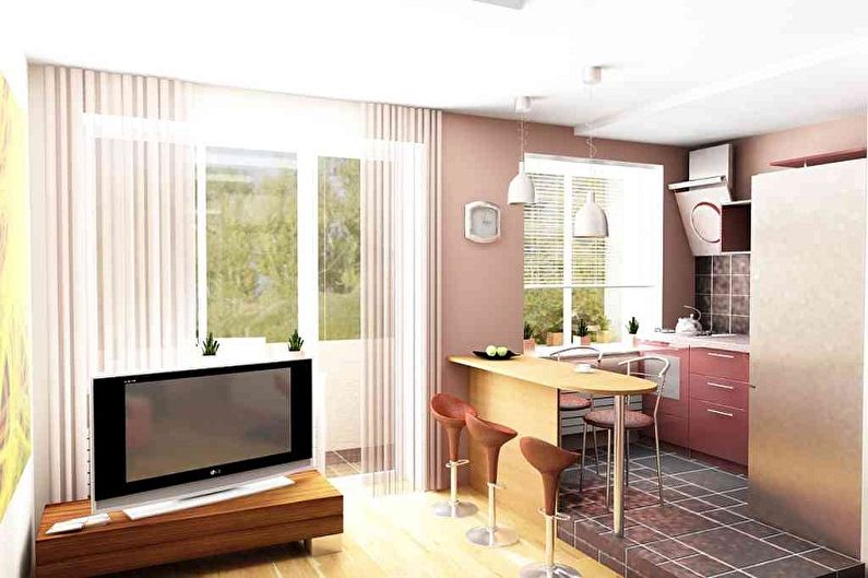 Redevelopment of an apartment in Khrushchev - photos and projects