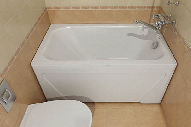 Interior design of a bathroom of 2 sq.m. - Photo