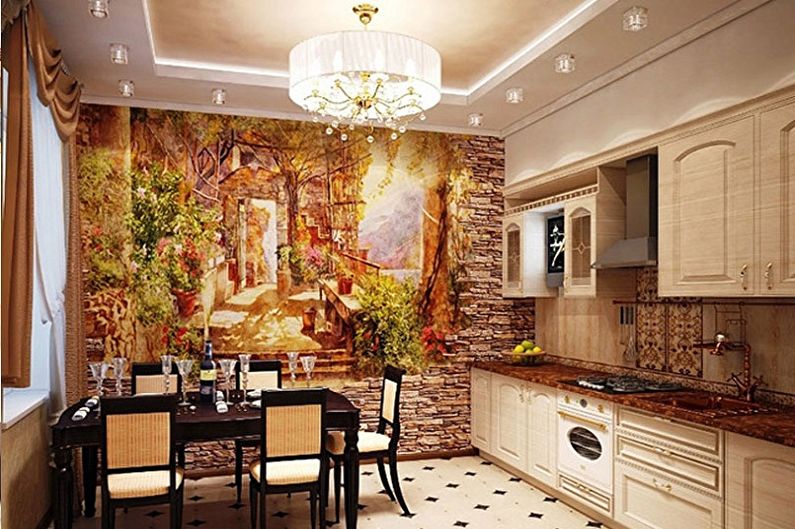 Muurschilderingen op de muur - foto