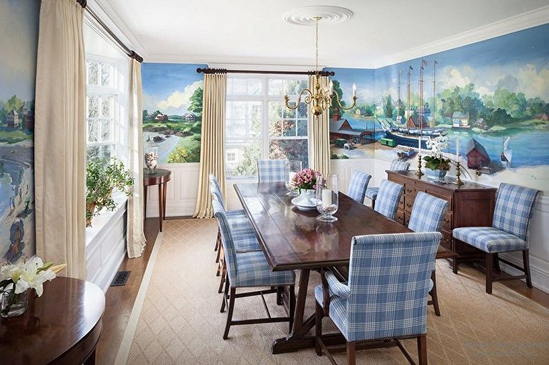 Muurschilderingen op de muur - foto