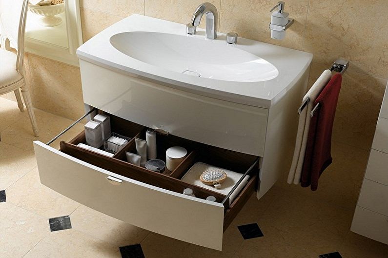 Why do you need a cabinet under the sink in the bathroom
