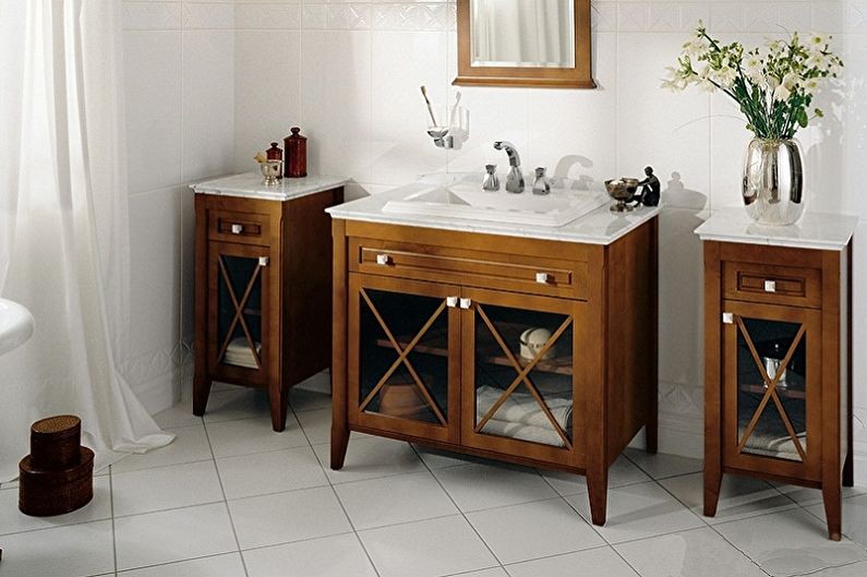 Bathroom washbasin cabinet - Materials
