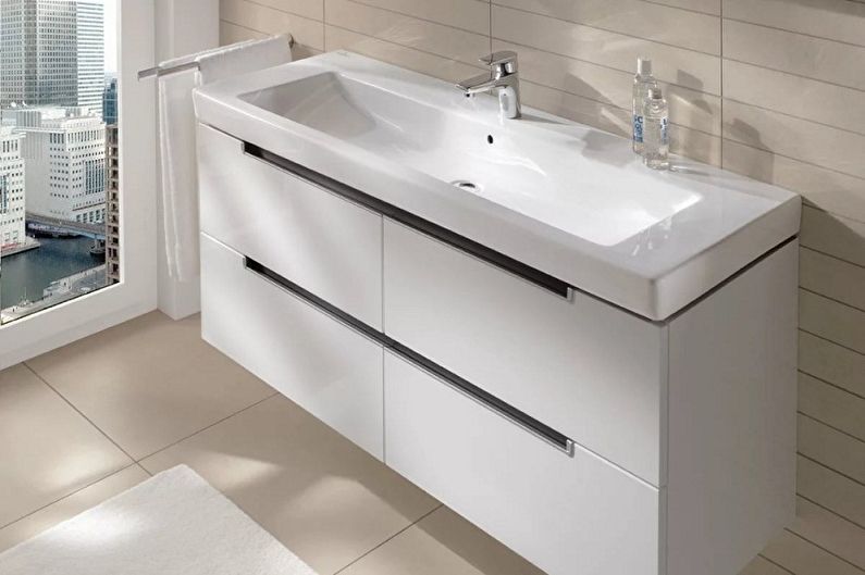 Bathroom washbasin cabinet - Materials