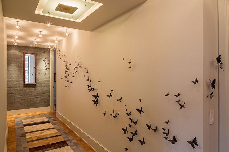 Butterflies on the wall (75 photos): DIY decor
