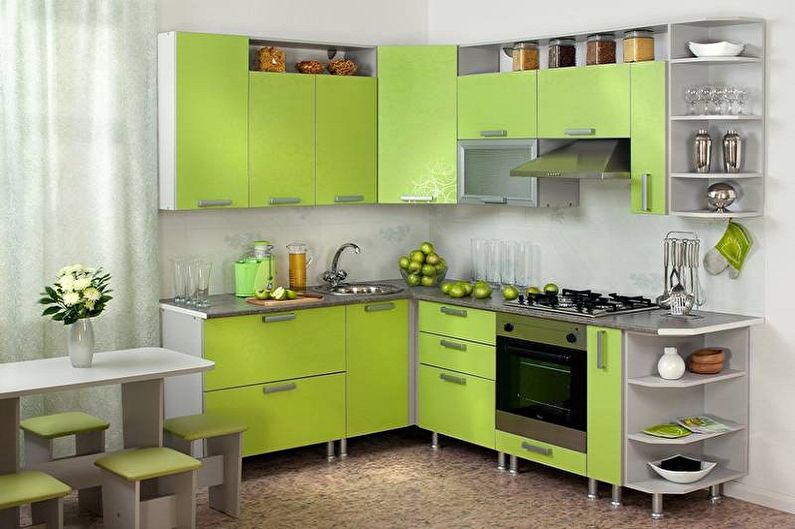 Small corner kitchen (80 photos): design ideas
