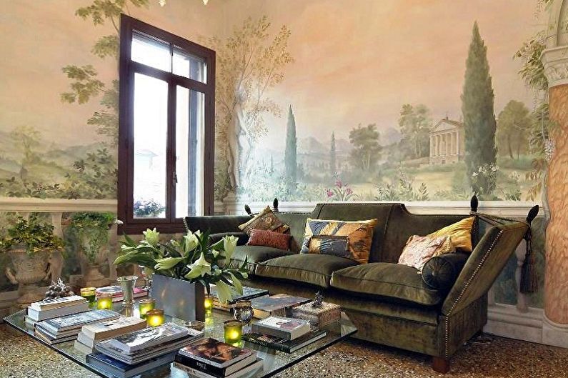Fresco aan de muur (90 foto's): decorideeën