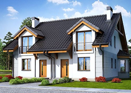 Two-story houses (90 photos): projects and ideas