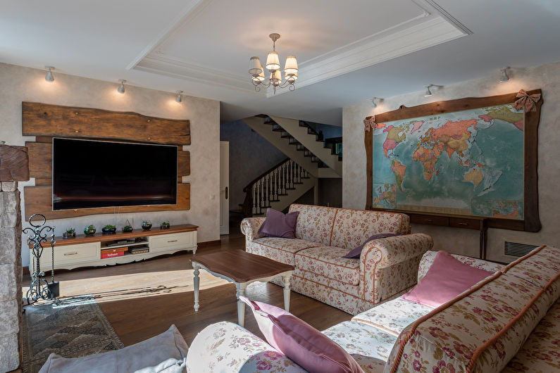 Kitchen-living room in Provence style - photo 1