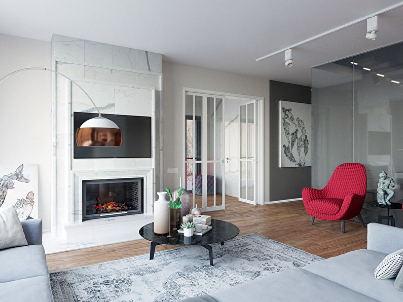 Rowan Living Room in the Snow - photo 4