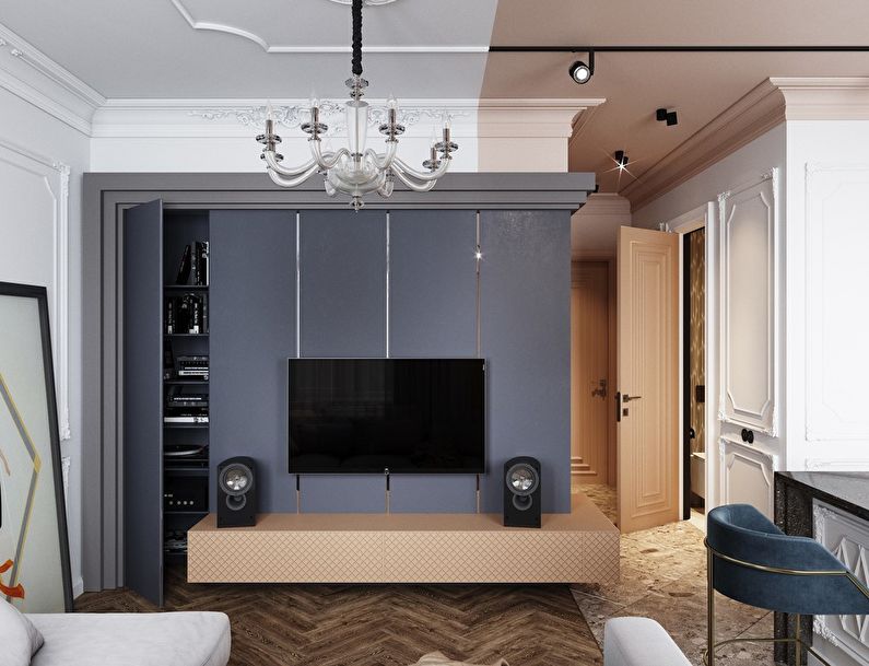 Dizajn stana 29 m² - fotografija 2