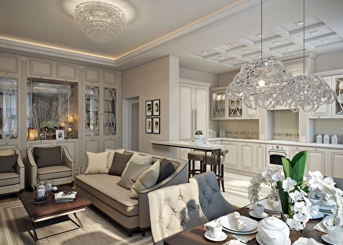 Creme Brulee: Living Room Interior