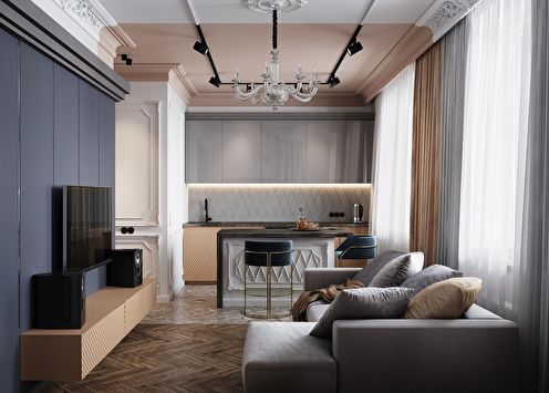 Apartment design 29 sq.m.