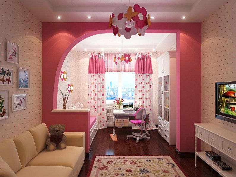 Drywall Partition - Zoning Room for Parents and Child