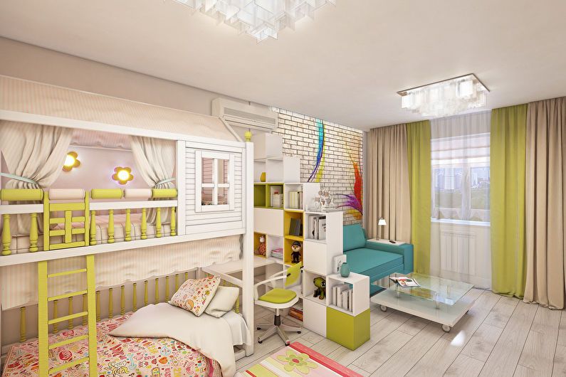 Zoning rooms for parents and baby