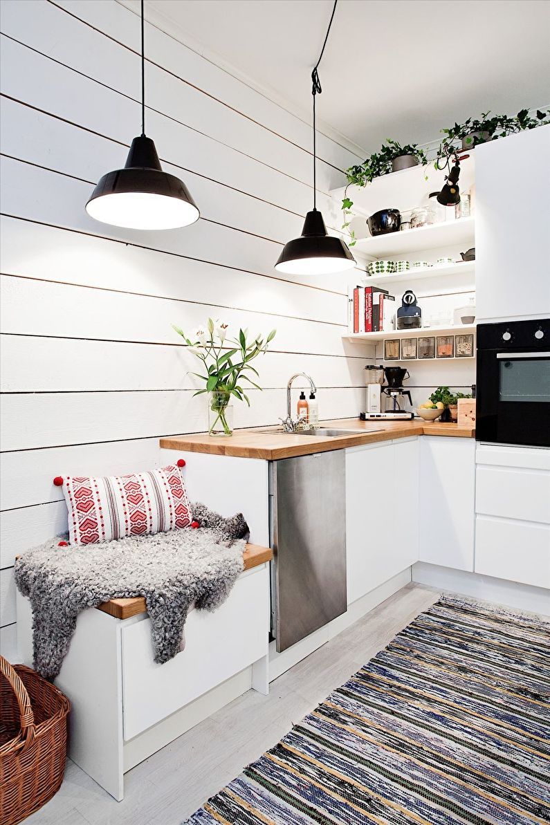 Scandinavian style kitchen interior design