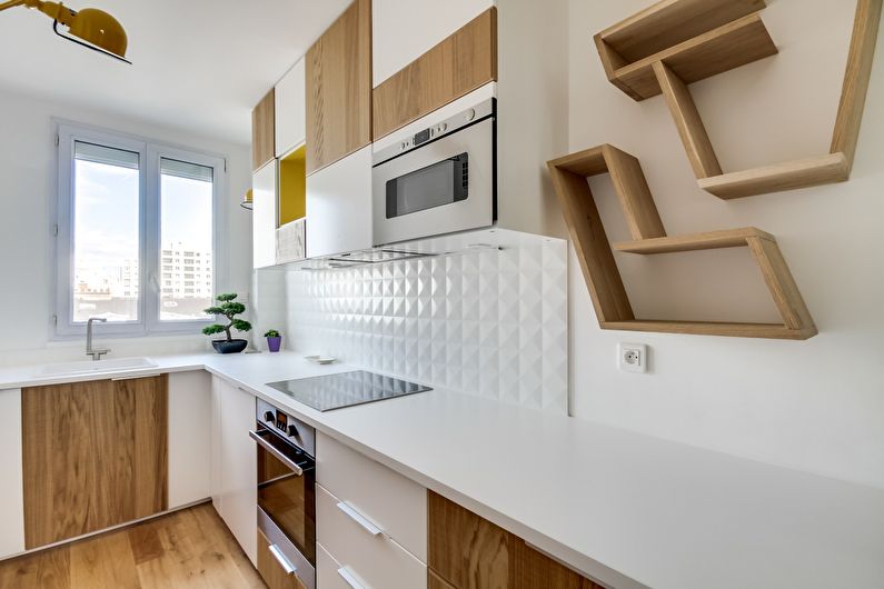 Scandinavian-style kitchen design - bleached wood color
