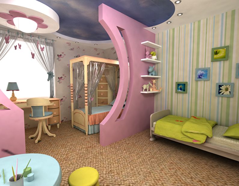 Drywall Arch in a Kids Room - Design