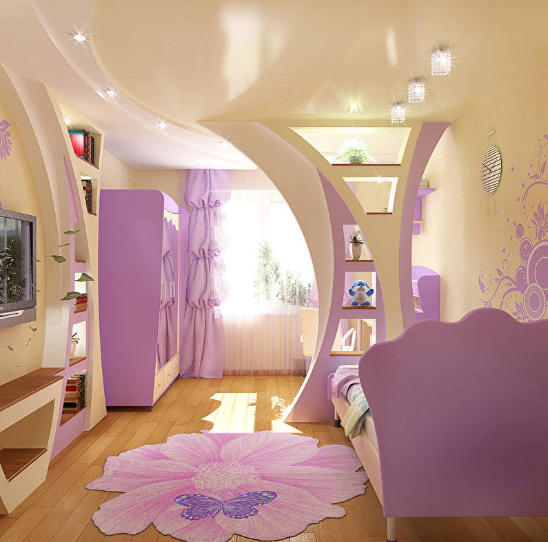Drywall Arch in a Kids Room - Design