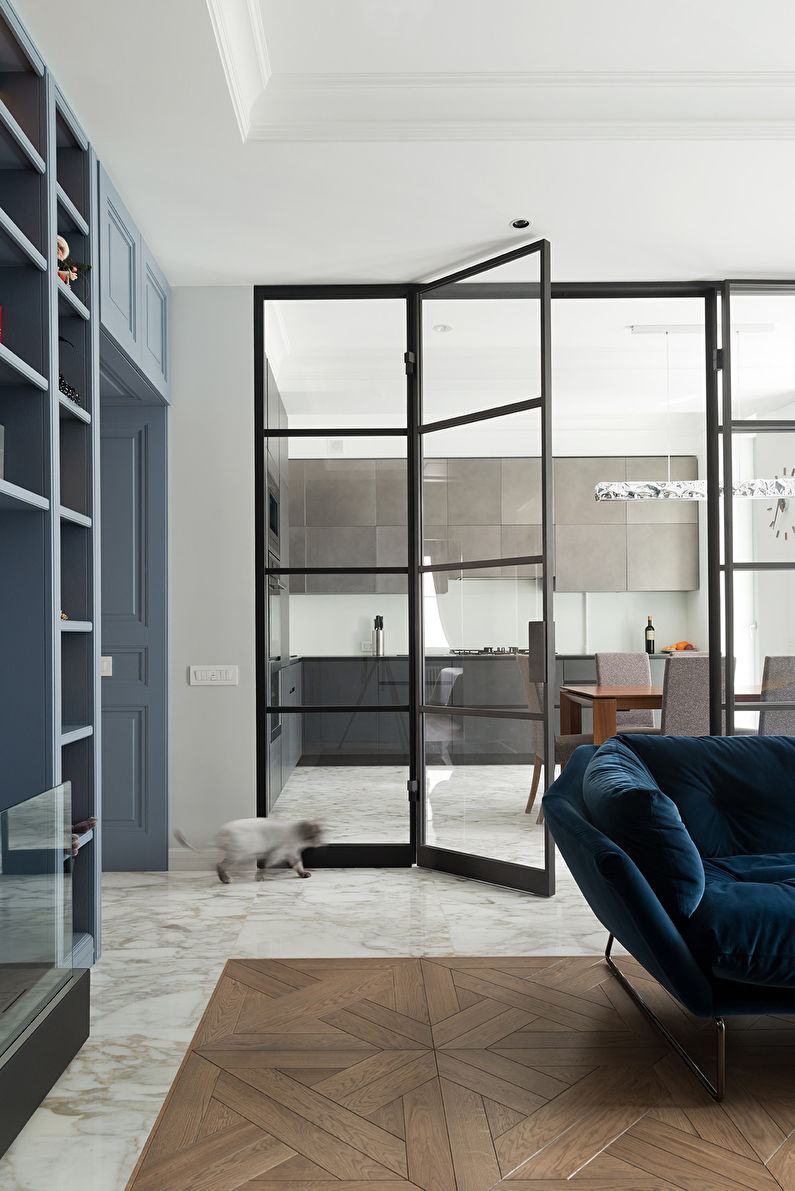 Apartment on Rochdelskaya street - interior design