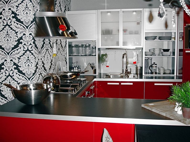 Acrylic wallpaper for the kitchen