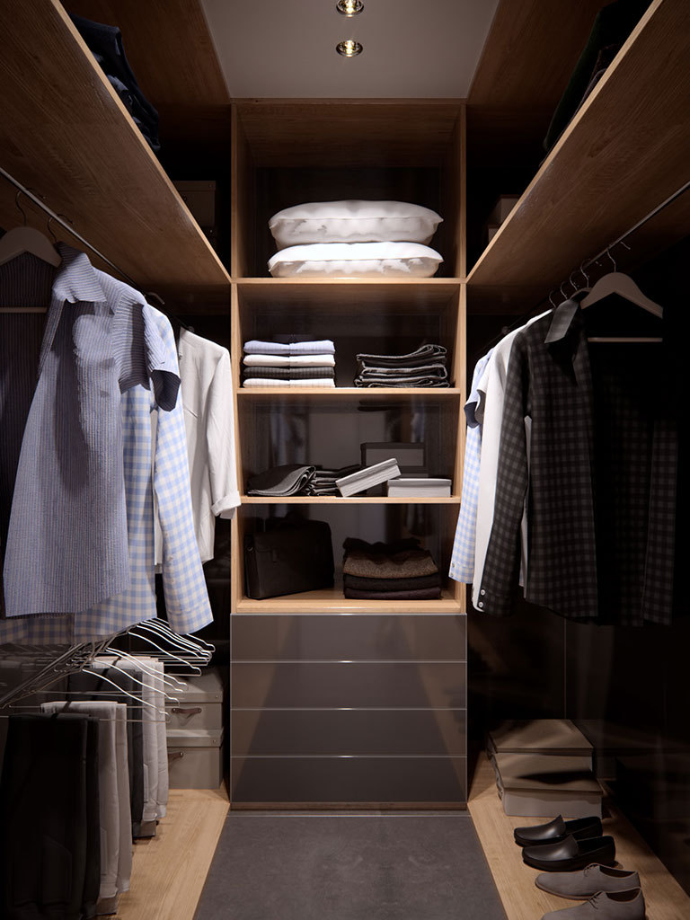 The interior design of the apartment is 50 sq.m. in the Riverside residential complex