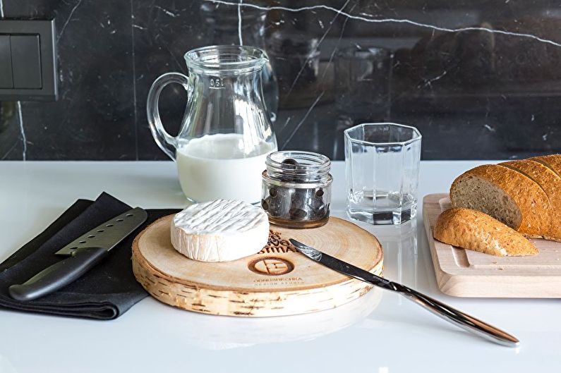 Kitchen design in the style of minimalism from the studio Odnushechka