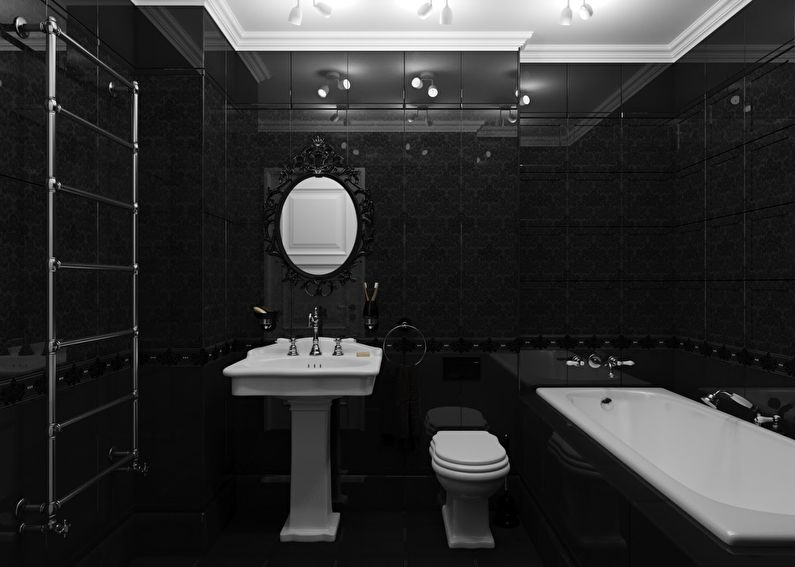 Bathroom Valentino in black