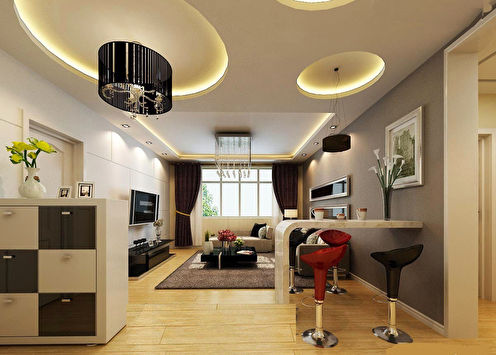 Plasterboard ceilings (80 photos)