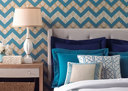 Wallpaper for the bedroom: 65 beautiful ideas