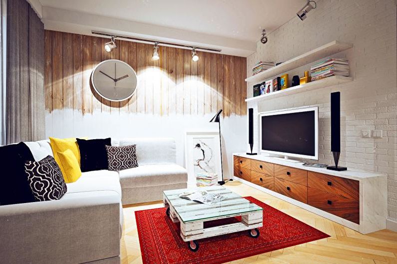 Small Scandinavian style living room - Interior Design