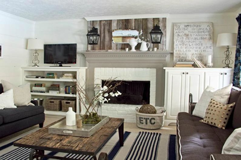 Scandinavian style living room interior design - photo