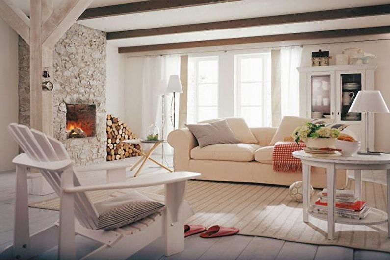 Scandinavian style living room interior design - photo