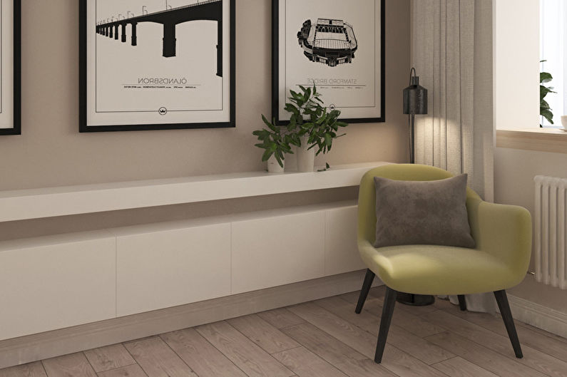 Geometry Lessons: Bedroom in the Scandinavian Style - photo 3