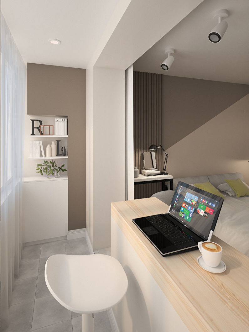 Geometry Lessons: Bedroom in the Scandinavian Style - photo 5