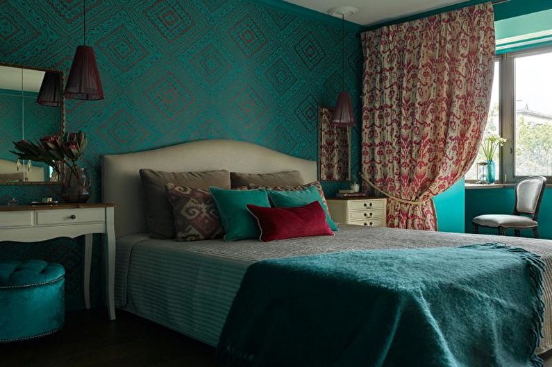 La combinaison de couleurs à l'intérieur de la chambre - Contraste