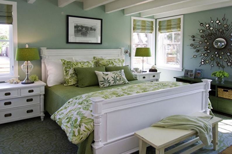 La combinaison de couleurs à l'intérieur de la chambre - Combinaison mixte