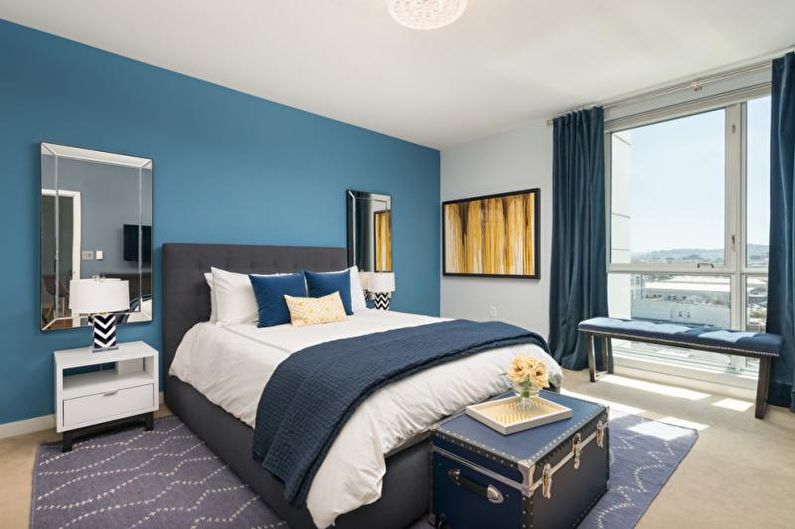 La combinaison de couleurs à l'intérieur de la chambre - photo