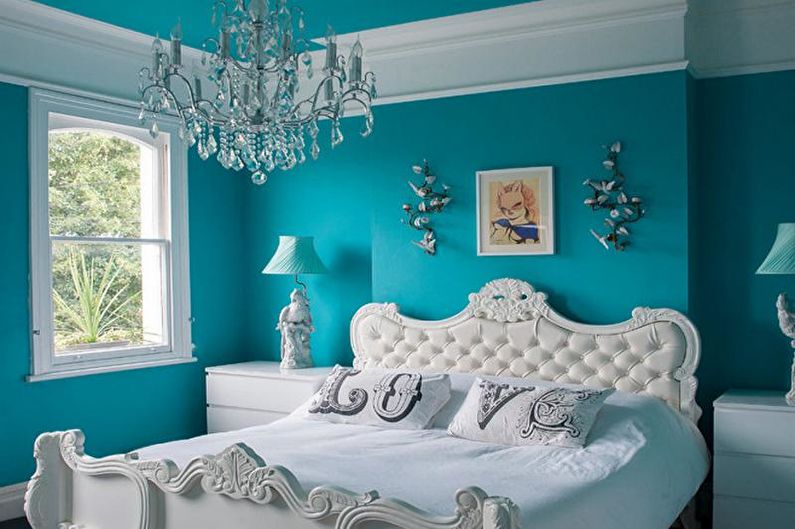La combinaison de couleurs à l'intérieur de la chambre - photo
