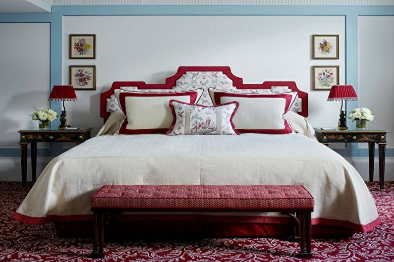La combinaison de couleurs à l'intérieur de la chambre - photo
