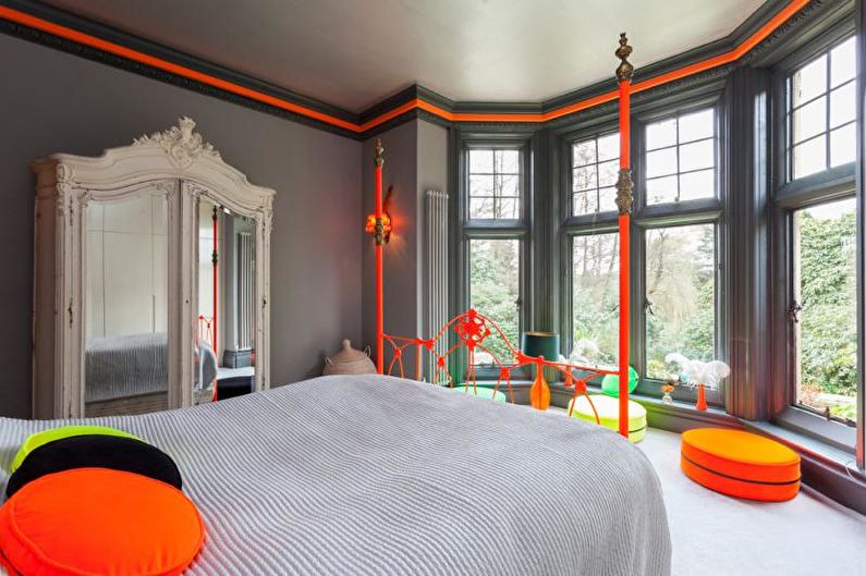 La combinaison de couleurs à l'intérieur de la chambre - photo