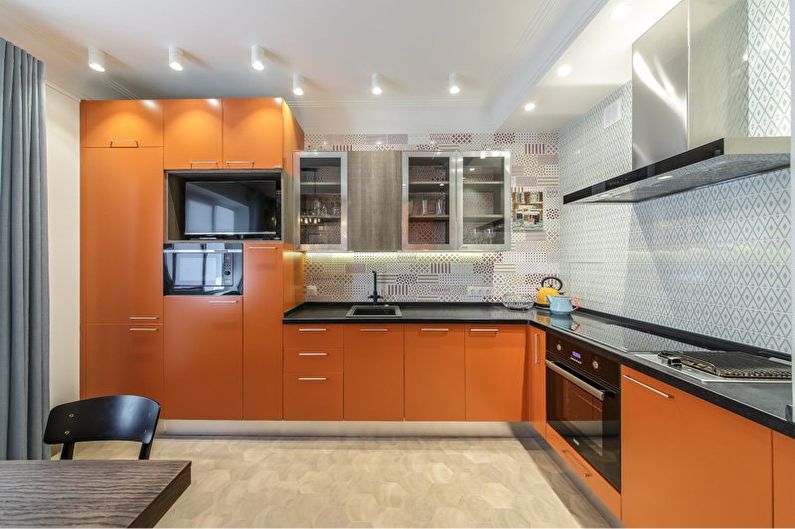 Bếp 20 m2. theo phong cách hiện đại - Thiết kế nội thất