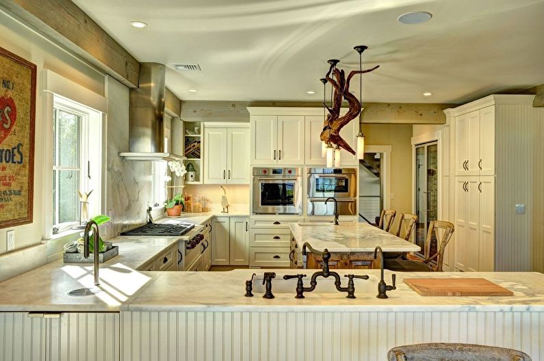 Thiết kế bếp 20 m2. - Đồ nội thất