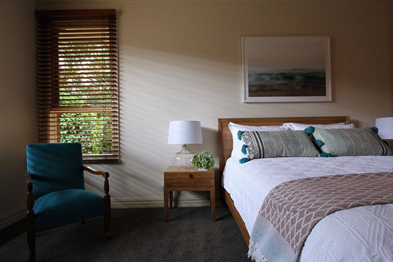 Scandinavian beige bedroom - Interior Design